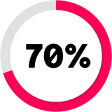70% icon
